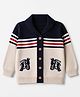 ToffyHouse Knit Winter Full Sleeves T-Shirts with Horse Design - Cream