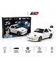 YAMAMA CaDA Initial D Mazda RX-7 FC3S Construction Game: 314 Pieces Pull-Back Street Racing Car Building Block Set