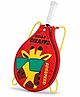 Winnies|Badminton & Tennis Racket Drawstring Cover for Kids & Teens Backpack Rackets Carry Case-Red