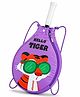 Winnies|Badminton & Tennis Racket Drawstring Cover for Kids & Teens Backpack Rackets Carry Case-Purple
