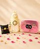 Paper Moon Lock & Seal Lunch Box and Rabbit Sipper with PoPeye Rakhi with roli chawal and card - Multicolor