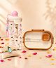Paper Moon Happy Time Water Bottle and Bento Lunch Box with Little Krishna Rakhi Gift Set Combo for Kids with Raksha Bandhan card and roli chawal - Multicolor