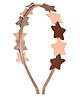 Aye Candy Star Embellished Hair Band - Brown