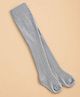 Kidofash Cotton Spandex Knit Solid Stockings - Grey
