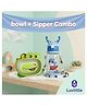 Luvlittle Bamboo Fibre Feeding Bowl Animal Print and Horn Sipper Bottle
