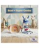 Luvlittle Bamboo Fibre Feeding Bowl Animal Print and Horn Sipper Bottle