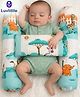 Luvlittle Unisex Infant Toddler Baby Anti Rolling Bolster Pillow, Baby Sleep Positioner Pillow for Newborn - Jungle- Bolster