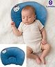 Luvlittle Mustard Seed Pillow for New Born Baby, Ideal for Round Head Shaping Seed Pillow for 0 to 12 Months Babies (Blue Seed Pillow kitti)
