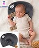 Luvlittle Mustard Seed Pillow for NewBorn Baby, Head shaping pillow Rai Pillow - (Grey Kitti)