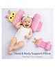 Luvlittle Newborn baby Adjustable pillow Perfect Airflow Sweat Free Newborn baby pillow- Pink Adjustable Pillow