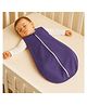 Zikku Baby Sleeping Sack Bag 100% Cotton Lightweight Breathable Wearable Blanket with Zipper for Newborns & Infants (Purple, 6-12 Months)