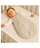 Zikku Baby Sleeping Sack Bag 100% Cotton Lightweight Breathable Wearable Blanket with Zipper for Newborns & Infants( Beige, 6-12 Months)