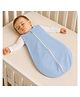 Zikku Baby Sleeping Sack Bag 100% Cotton Lightweight Breathable Wearable Blanket with Zipper for Newborns & Infants (Sky Blue, 6-12 Months)