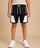 RISH Knit Colour Blocked Shorts - Black & White