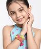 EARTHY TOUCH Girls Traditional Ethnic Braclet Jewellery, Free Size - Pink Yellow & Blue