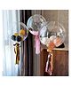 Bubble Trouble 20 Inch Crystal Clear Transparent Bobo Polyvinyl Chloride Balloons - Pack of 10