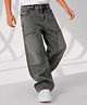 PURPLE UNITED KIDS Denim Woven Washed Jeans - Grey