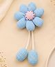 Stol'n Floral Applique Detailed Alligator Hair Clip - Blue