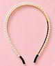 Stol'n Pearls Detailed Hair Band - White