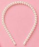 Stol'n Pearls Detailed Hair Band - White