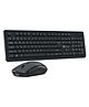 PORTRONICS Key Air Combo Wireless Keyboard & Mouse Combo with 2.4GHz USB Receiver, Full-Size Keyboard, Multimedia Keys, Adjustable Typing Angle, 800/1200/1600 DPI Mouse, Auto Sleep Mode (Black)