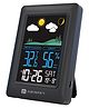 Portronics Meteo Type-C Powered Digital Weather Station Clock with Temperature & Humidity Monitor, Max/Min Records, LED Display, Alarm & Snooze, 12/24H Format, C/F Switch, Wall/Table Mount