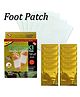 ABR MALL Kinoki Cleansing Detox Foot Pads Natural Ginger & Salt Foot Patch for Overnight Foot Care Gold (Pack of 2 (20 Pads)