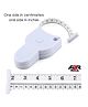 ABR MALL Body Measuring Tape - Retractable 150cm Inch Tape With Lock Pin and Push Button for Body Measurement, Fat Measurement, Weight Loss, Sewing, and Tailoring