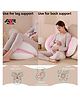 Abr Mall Pregnancy Pillow for Pregnant Women,Soft Pregnancy Body Pillow,Support for Back, HIPS, Legs,Maternity Pillow with Detachable and Adjustable Pillow Body Pillow for Pregnant Women Gift for Wife