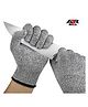 ABR MALL Cut Resistant Hand Gloves for Men & Women, Anti Cut Hand Gloves with Comfortable Fit, Reusable Protective Gloves for Chopping, 1 Pair, Free Size (Cut Resistant Gloves)