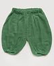 Halemons Muslin Woven Solid Pants - Dark Green