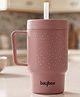 BAYBEE Leak-Proof Sipper Bottle for Toddlers | BPA-Free Tritan Sipper Bottle with Straw for Babies with Double-Wall Insulation | Training Cup for Baby with Easy Clean & Easy-Grip for Kids (Brown)