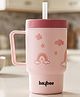 BAYBEE Leak-Proof Sipper Bottle for Toddlers | BPA-Free Tritan Sipper Bottle with Straw for Babies with Double-Wall Insulation | Training Cup for Baby with Easy Clean & Easy-Grip for Kids (Pink)