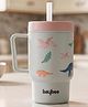 BAYBEE Leak-Proof Sipper Bottle for Toddlers | BPA-Free Tritan Sipper Bottle with Straw for Babies with Double-Wall Insulation | Training Cup for Baby with Easy Clean & Easy-Grip for Kids (Grey)