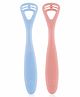BeeBaby Gentle Swipe 100% Silicone Tongue Cleaner for Babies & Kids | Baby Tongue Cleaner / Scarpper | Soft Oral Cleaner for Infants | BPA Free Food Grade Silicone | Newborn Oral Care Tool | Pack of 2