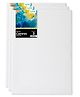 hoblie Canvas Board Set | 6 X 8 Inch, 2mm Cotton Canvas Board for Oil & Acrylic Painting - Pack of 3