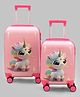 Polo Class Kids Trolley Bag Set of 2 (16 Inch & 20 Inch) | Polycarbonate Hard Shell Luggage | Lightweight, Waterproof Travel Suitcase - Pink
