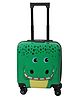 Polo Class 18 Inch Fancy Kids Trolley Bag 4 Wheels | Polycarbonate Hard Shell Luggage | Lightweight Waterproof Travel Suitcase for Boys & Girls | Green