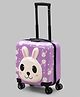 Polo Class 18 Inch Fancy Kids Trolley Bag 4 Wheels | Polycarbonate Hard Shell Luggage | Lightweight Waterproof Travel Suitcase for Boys & Girls | Purple