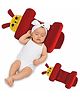 Synlark Adjustable Baby Pillow for Newborn, Soft Anti-Roll Support Pillow with Adjustable Side Cushions