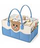 Teri Beri Baby Diaper Storage Organizer Nappies Bag For Mother Stylish Storage Bag For All Newborn Baby Products Nursery Basket - Blue