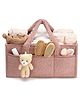 Teri Beri Baby Diaper Caddy Organizer with Handle, Boy & Girl Shower Gift Basket, Portable Diaper Storage Basket Bin for Wipes, Newborn Baby Essentials Registry Search Must Haves, Car Caddy Organizer