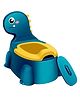 Teri Beri Potty Training Toilet Toddler Potty Chair Kids Boys Girls Dinosaur Animal Comfortable Potties Training Seat for Childrens Ages 1-3 Portable Baby Toilets with Lid Back Easy to Clean Potty Trainer (Blue)