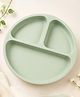 Teri Beri Toddler Plates, Silicone Divided Suction Plate for Babies, BPA-Free 100% Food-Grade Silicone Unbreakable Baby Plate