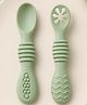 Teri Beri Silicone Baby Spoons for Baby Led Weaning, First Stage Baby Toddler Self Feeding Utensils 6+ Months