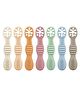 Teri Beri 1 Pack Multicolor Silicone Baby Feeding Spoon, Baby Led Weaning Supplies | Toddler Infant Feeding Spoon First Stage, BPA Free
