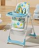 Tinsy Baby High Chair | Safety Harness Belt | Detachable Feeding Tray | Wide Leg Support Frame | Toddler Dining Chair | Multi-Position Recline | 6 Months to 5 Years | Blue