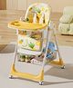 Tinsy Baby High Chair | Safety Harness Belt | Detachable Feeding Tray | Wide Leg Support Frame | Toddler Dining Chair | Multi-Position Recline | 6 Months to 5 Years | Yellow