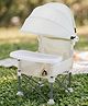 TINSY Kids Beach Chair with Detachable Umbrella & Carry Bag | Portable Folding Toddler Friendly Design | Outdoor Chair for Beach, Park & Travel | Compact Booster Seat for Kids (Up to 12 kg, White)