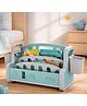 TINSY Kids Book Shelf | Multi-Tier Display | Stable Base | Reading Organiser | Easy Access Books | Classroom or Playroom Storage | Kids Shelf | Green